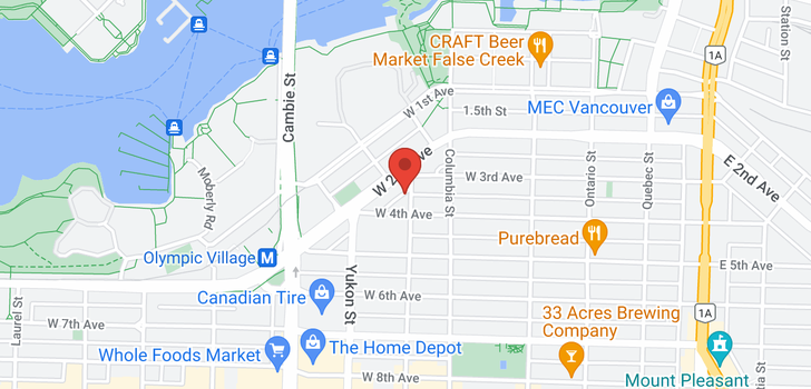 map of 260 W 1ST AVENUE